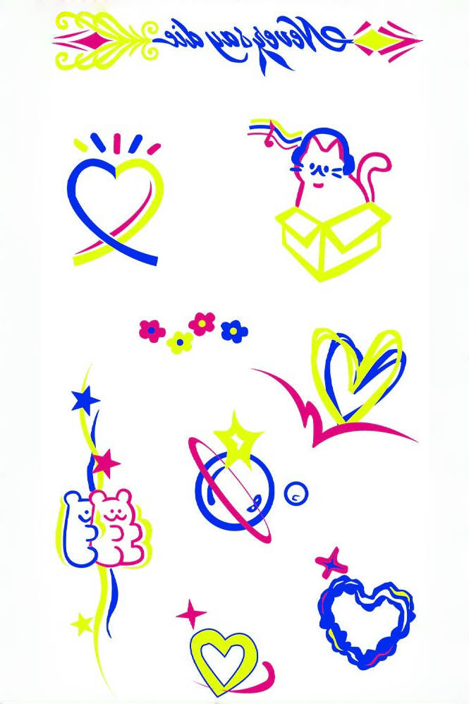 Love in Motion Temporary Tattoo - INKARTISAN