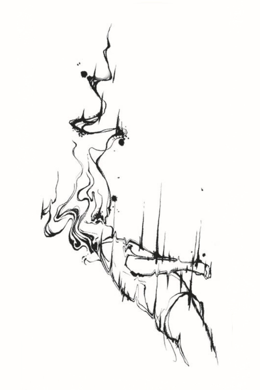 Dissolving Pain Temporary Tattoo - INKARTISAN