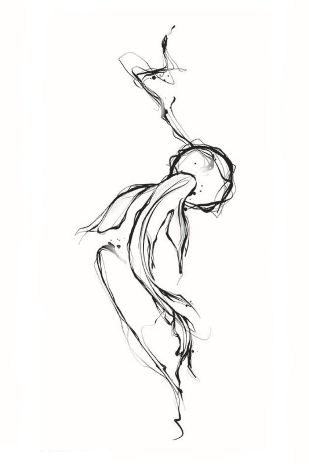 Weightless Dreams Temporary Tattoo - INKARTISAN