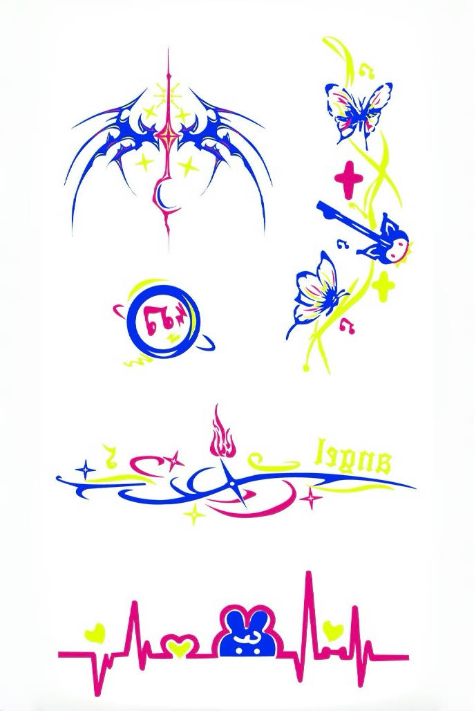 Whimsical Wonder Temporary Tattoo - INKARTISAN