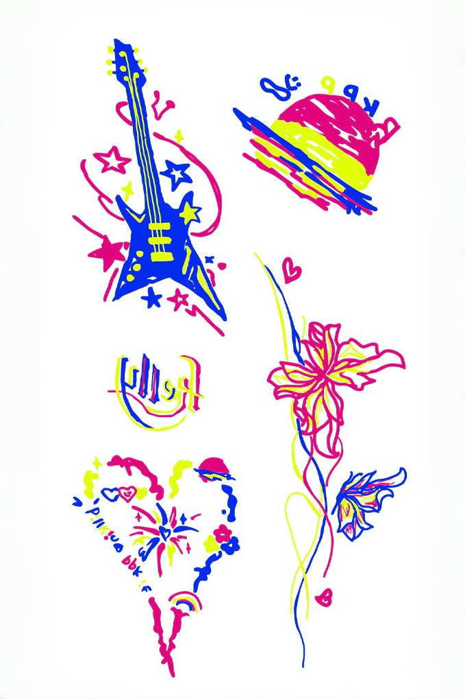 Love's Rhapsody Temporary Tattoo - INKARTISAN
