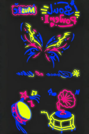 Energetic Flutter Temporary Tattoo - INKARTISAN-2