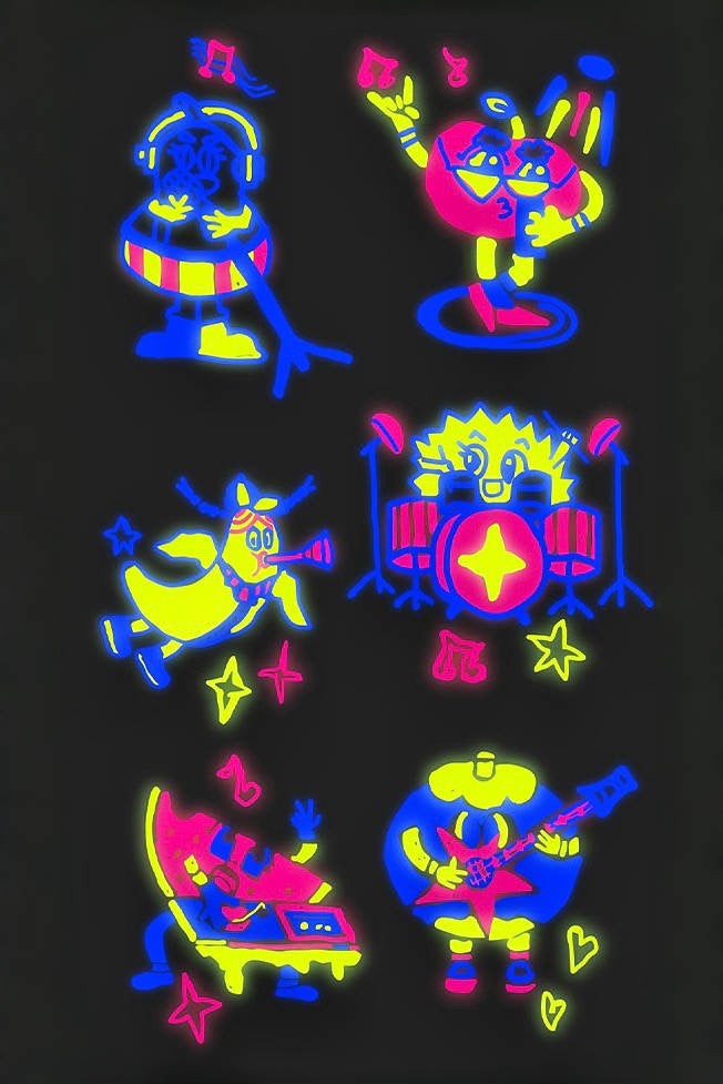 Robotic Rhapsody Temporary Tattoo - INKARTISAN-2