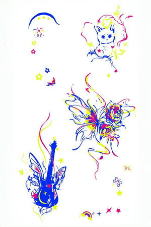 Guitar Spirit Temporary Tattoo - INKARTISAN