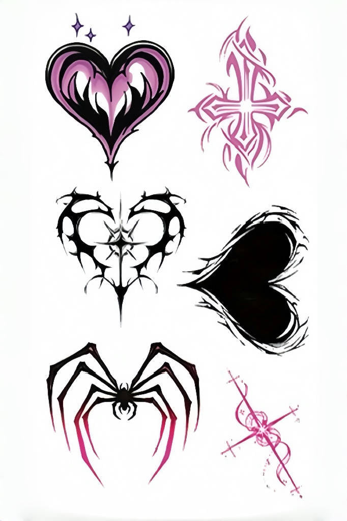 Y2K Flaming Heart Type H