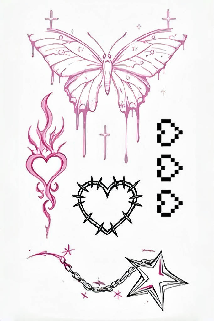 Y2K Flaming Heart Type I